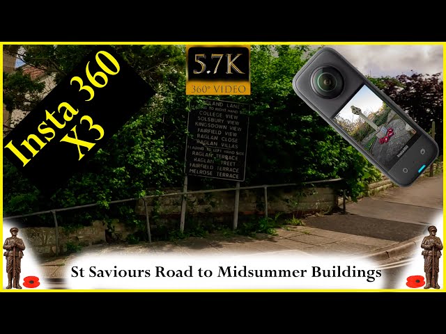 St Saviours Road to Midsummer Buildings, Bath UK. 07-07-2023 with a  Insta X3.