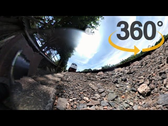 [360][KOMPILASI] Kereta api Adidarma Cirebon mode 360 derajat