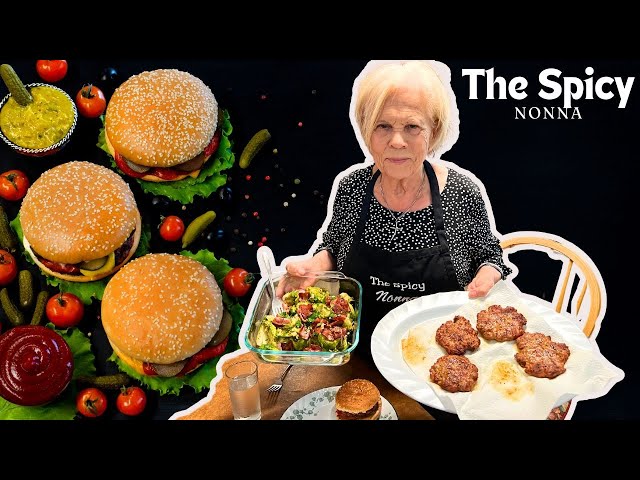 Nonna’s AMAZING Burgers and Secret recipe!