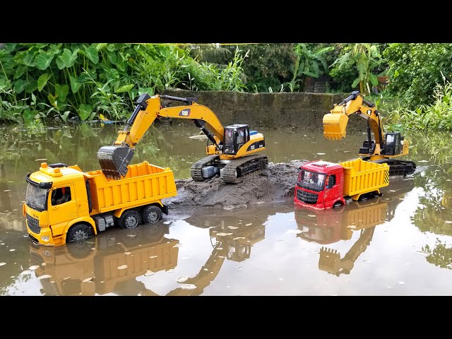 Máy Xúc Cát Lên Xe Ô Tô, Xe Tải, Ô Tô Cần Cẩu, Xe Container, Dump Truck, Backhoe Excavator