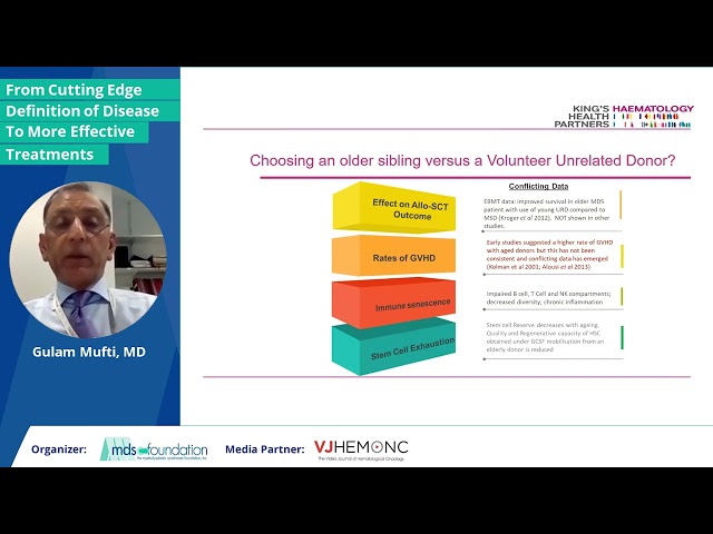 Can Transplantation improve survival rates for older patients with Higher risk MDS?