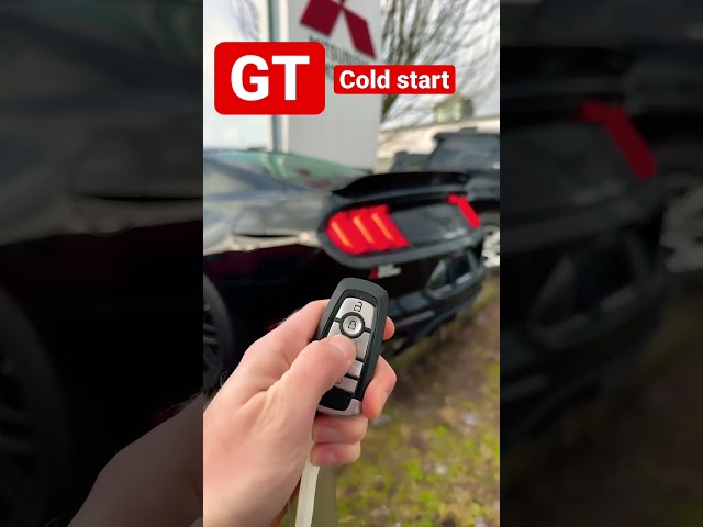 V8 cold start | Mustang GT Ford #shorts