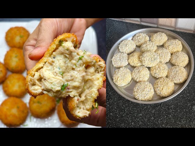 Malai Chicken Cheese Cutlet | Creamy White Chicken Kabab | Chicken Snack Recipe | Ramadan Special