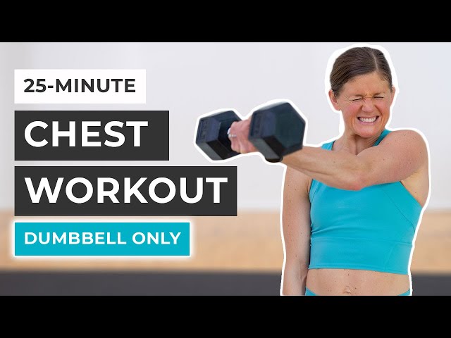 25-Minute Dumbbell Chest Workout At Home