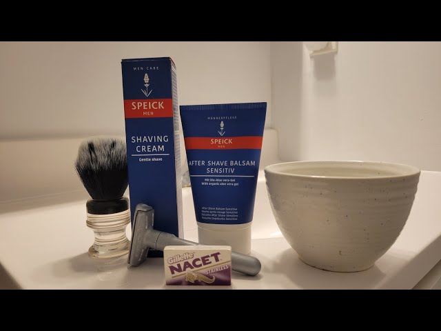 Speick Shaving Cream and Aftershave (Blue Packaging)