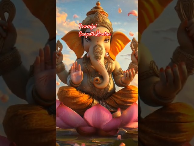 Powerful Ganpati Mantra #trendingsong  #shortvideos   #motivation #ganpatibappamorya