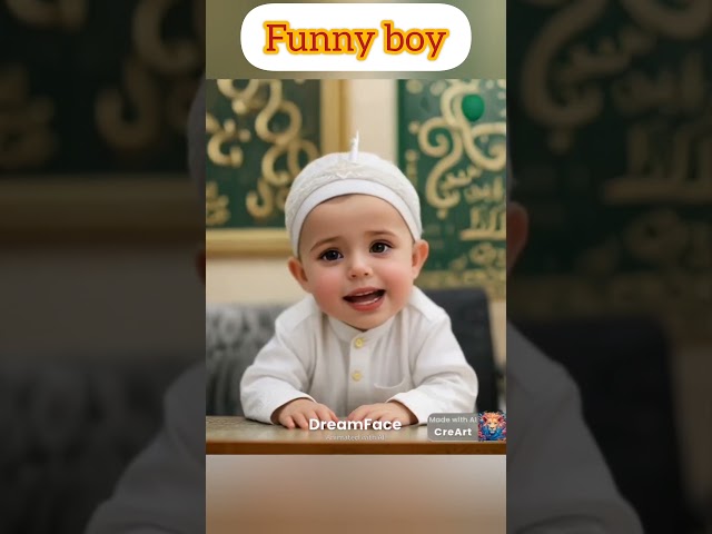 So funny baby ❤️💚 Lovely baby #aigenerated #cutebaby #cartoonshorts