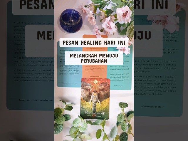 pesan healing | melangkah menuju perubahan