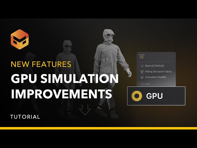 Marvelous Designer 2024.2: GPU Simulation Improvements