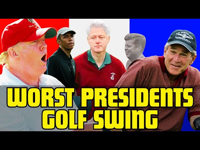 Which President Has the WORST Golf Swing Ever? You Won't Believe #4!