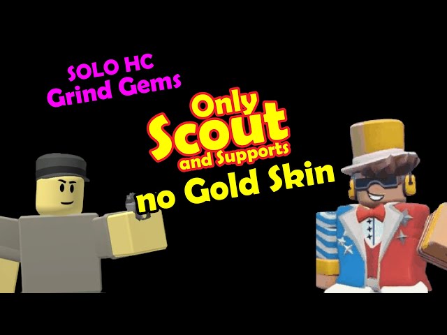 TDS SOLO HC Hardcore with OP FIREWORK TECHNICIAN SCOUT ONLY-Tower Defense Simulator Roblox