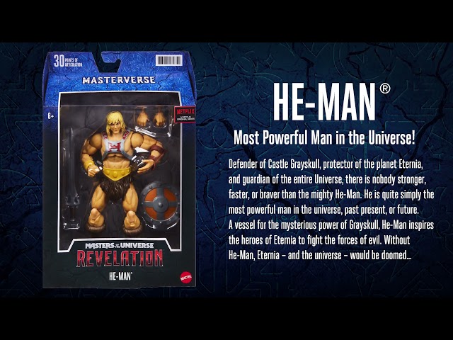 Masters of the Universe Masterverse Revelation He-Man Action Figure- Smyths Toys