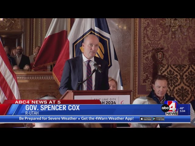 Gov. Cox, officials announce formation of organizing committee for Salt Lake City Olympic games