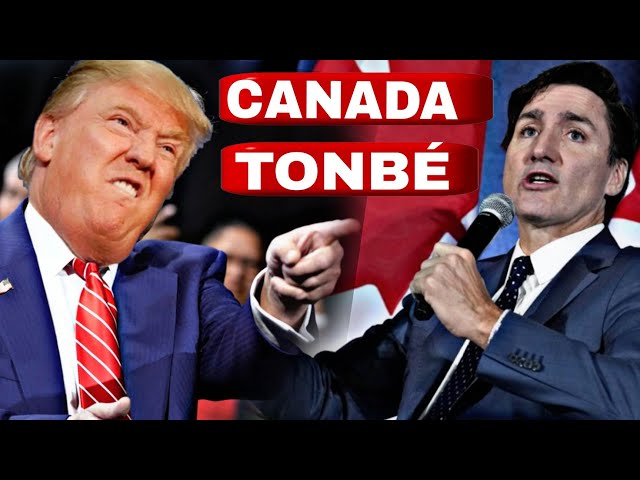 JWÈT LA GATÉ CANADA TONBÉ Plat -DONALD TRUMP AP Feté- Men Koman Yon Ti Moun ka  Ameriken Etazini