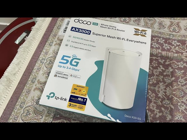 Unboxing and Test TP-LINK Deco 5G/4G/3G Sim Card Router, DECO X50-5G #tplink #5g #simcard #malaysia