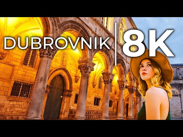 🔥🧳 Dubrovnik Croatia Ultra HD Video 8K HDR Walking Tour [8K Video]