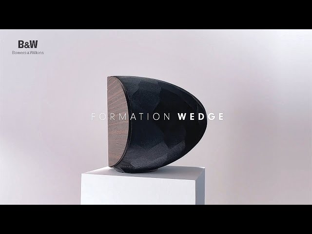 Bowers & Wilkins Formation Wedge Design Bluetooth Speaker | AirPlay, Spotify, Alexa Compatible