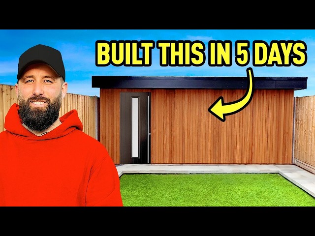 HOW WE BUILT A GARDEN ROOM IN 5 DAYS (DURING STORM DARRAGH)