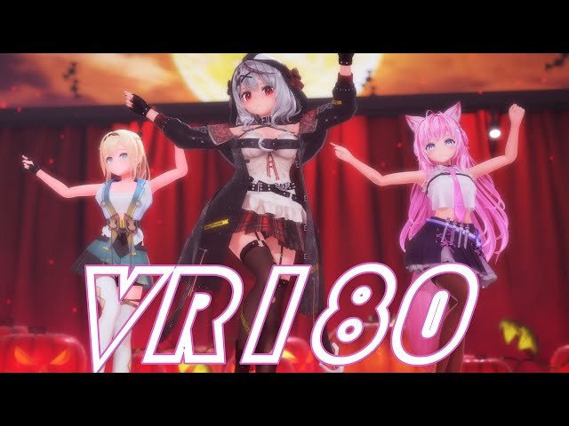 【VR180】⭐Tick Trick 💖沙花叉クロヱ & 博衣こより& 風真いろは💖 anime dance / 4K 8K / 紳士向け MMD  😍💓🥰💕💖😍🔞🧡🩷❤️💗💓