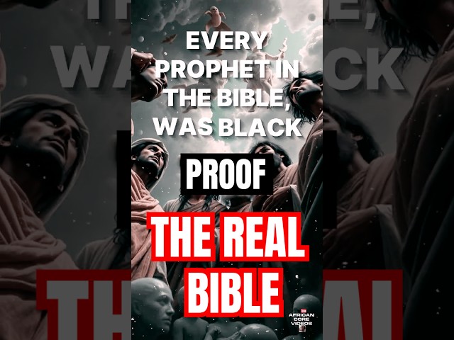 They Lied! PROOF All Biblical Prophets Were African! #africanhistory #bible