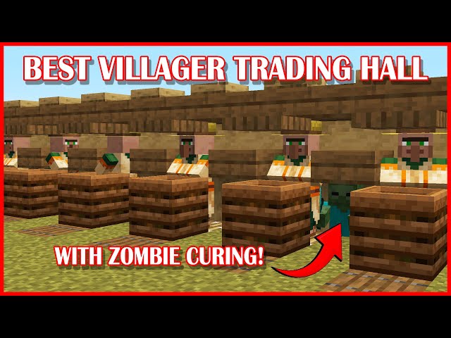 EASY Ultimate Villager Trading Hall with Curing | Minecraft 1.21 | Java