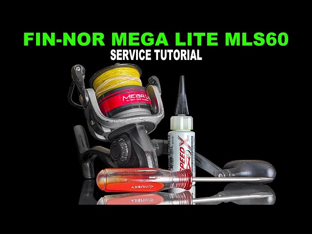 Fin-Nor Megalite MLS60 - How to take apart, service and reassemble - Fishing Reel Repair