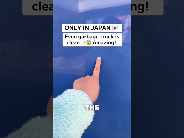 Japanese Garbage Trucks Are Incredibly Clean