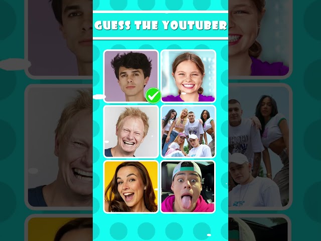 Guess the YouTuber | Brent Rivera, Jordan Matter, XO Team #funny #challenge #musicquiz