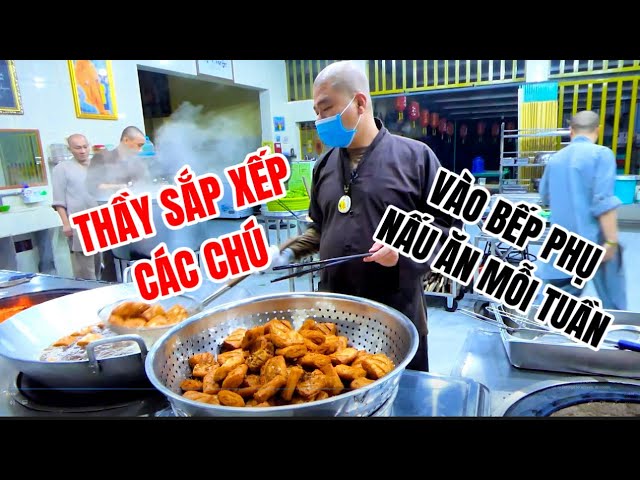 MÓN SƯỜN CHIÊN SẢ- ĐẶC SẢN CỦA CHÙA HỘ PHÁP #monchayngon #thaynhuanduc