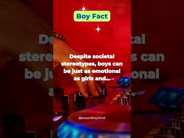 Boy Facts, Social Stereotypes?? Comment below! 👇