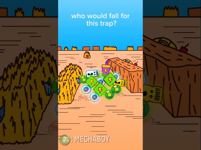 would you fall for this trap?#brawlstars #brawlstarsanimation #dynamike