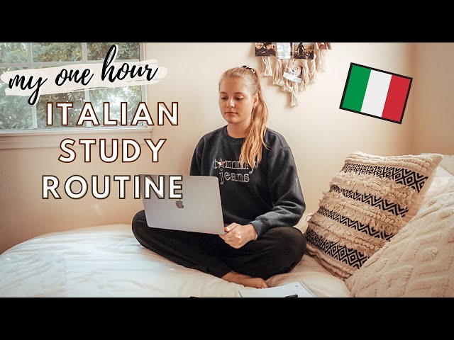 Study Italian With Me 🇮🇹 | My Daily Language Study Routine | Speaking Italian!