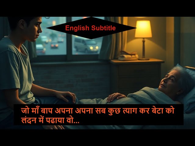 जो माँ बाप अपना अपना सब कुछ त्याग कर बेटा को लंदन में पढाया वो...I English Subtitle