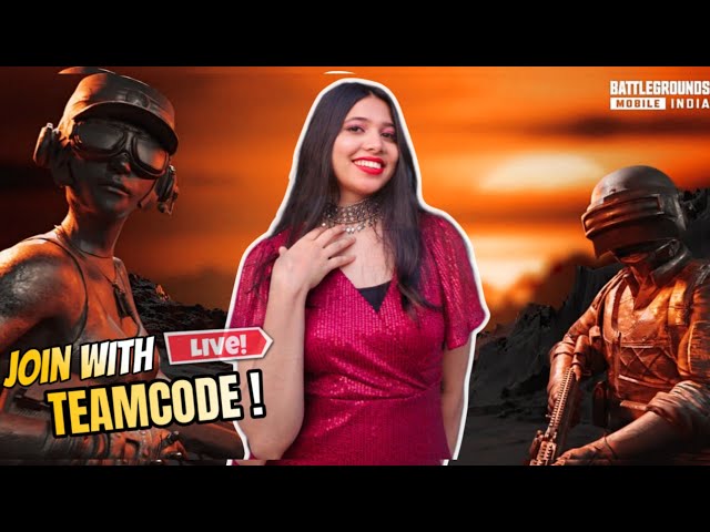 🔴Facecam🔴Bgmi Live With TeamCode | Girl Gamer Live Bgmi | Pubg Mobile Live  #ambringamingyt #shorts