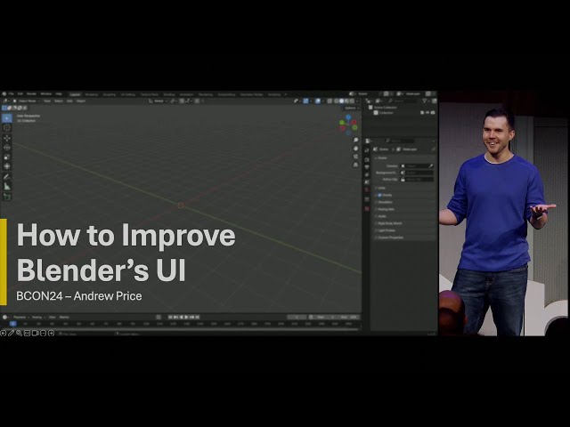 How to Improve Blender's UI - Andrew Price — Blender Conference 2024