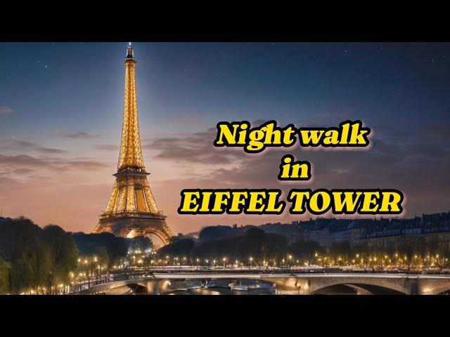 Eiffel Tower Paris night view/Eiffel Tower light show @Mominahussain1