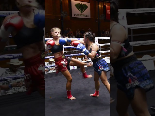 Poland vs. Thailand girls Muay Thai in Thailand #muaythai