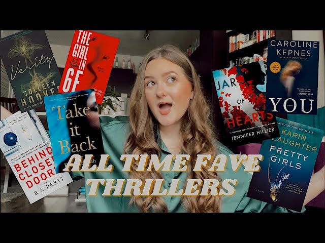 MY ALL TIME FAVORITE THRILLERS | top 25 best thriller book recommendations 2021