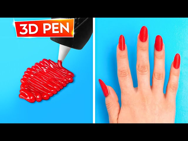 DIVERTIDOS TRUCOS DE UÑAS QUE TE SORPRENDERÁN || Trucos que toda chica debería probar - 123 GO Like!