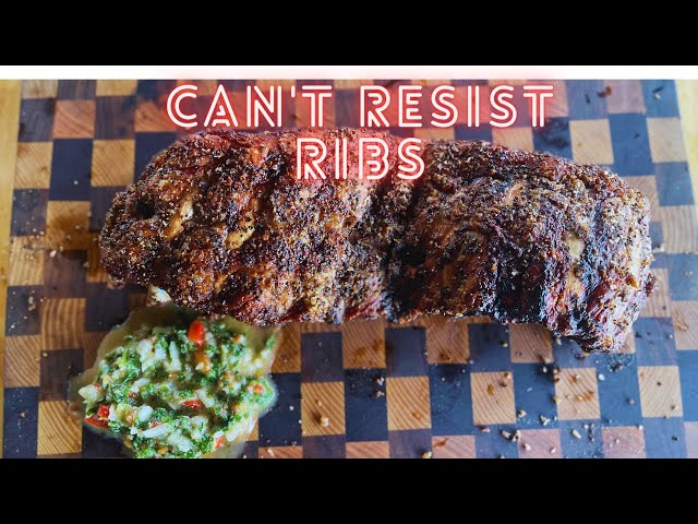 Argentine-style Ribs with Chimichurri Sauce