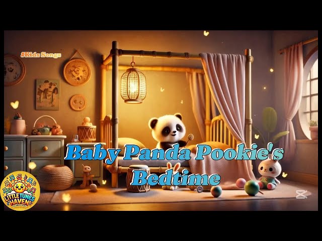 Baby Panda Pookie’s Bedtime Routine | Lullaby by Pookie Boom & Kids Songs #kidssongs