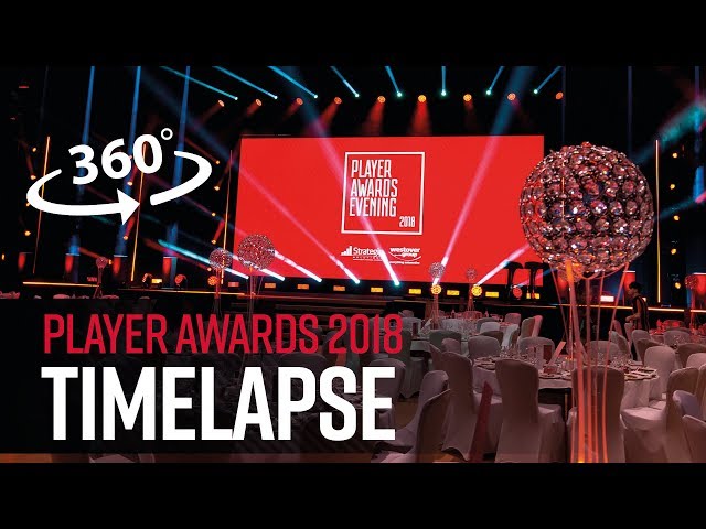 🎥 360° camera 😮 | Player Awards Evening setup 🏆