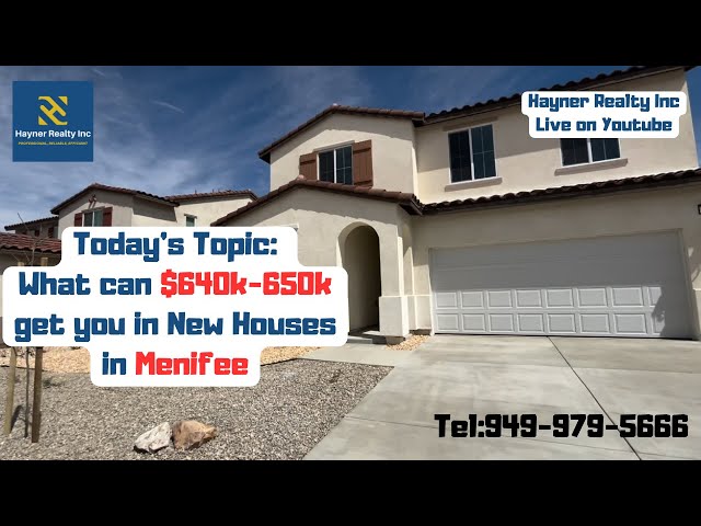 Episode 2: New houses suitable for investment between $640,000 to $650,000. Location: Menifee