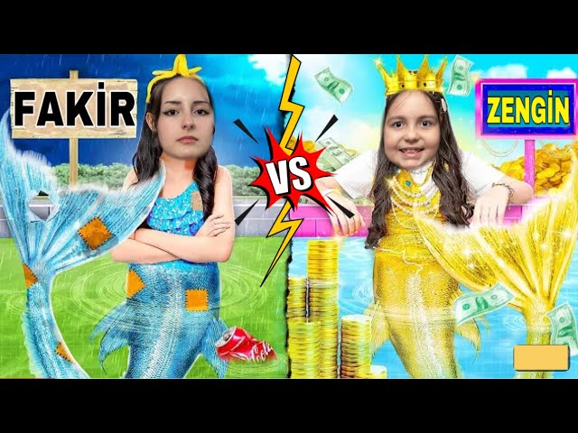 RICH AND POOR MERMAID COMPETITION ZEYNEP HİRANUR