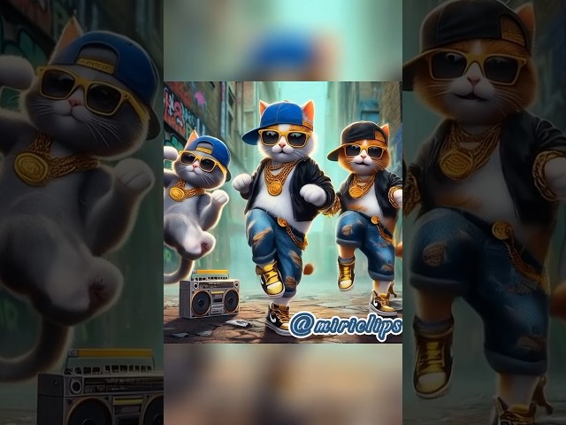 Gangster Cat #cat #viralvideo #marvel #ytshorts #shorts #funny #comedy #rap #dance