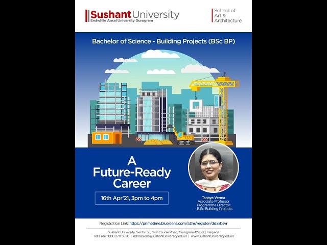 Outreach : Bachelor of Science - Building Projects (BSc BP) - A Future-Ready Career #OTR-21003