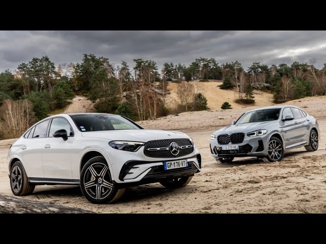 Epic Battle: 2024 Mercedes GLC Coupe vs 2024 BMW X4- Luxury Midsize SUV Coupé Comparison Review!