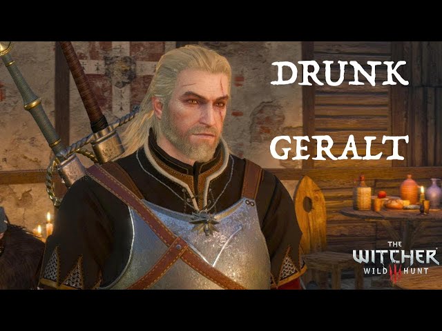 DRUNK GERALT - The Witcher 3 quest on Playstation 5