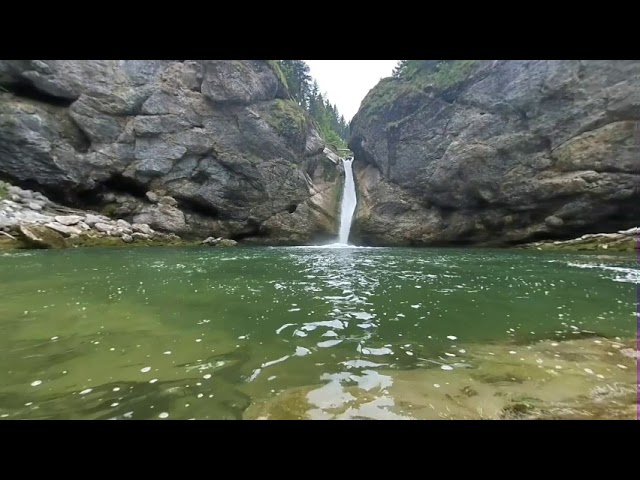 3D VR180 VR Waterfall Germany at the Buchenegger #Waterfall Bavaria Germany Oberstaufen