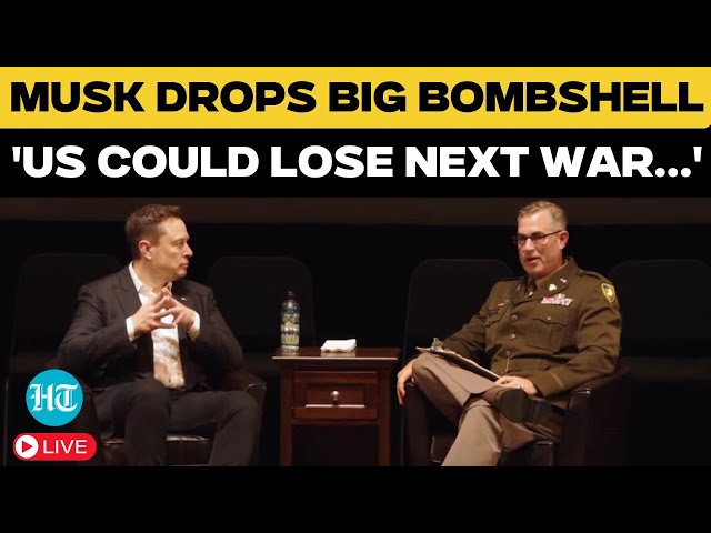 Musk LIVE: Elon Musk Warns US Could 'Lose Next War Very Badly', Talks About Drone Tech, AI And More